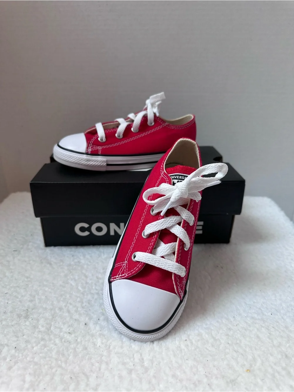 Red Baby Converse Sneakers